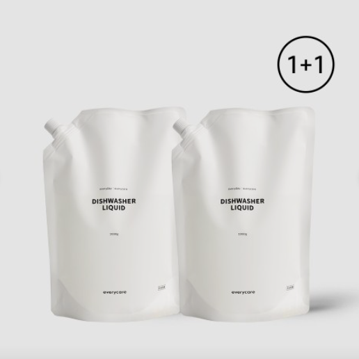 1+1 에브리케어 식기세척기세제 리필 1000ml