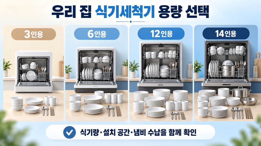 식기세척기 추천 19종 종합 비교, 가격·판매처·할인율·용량별 선택 가이드