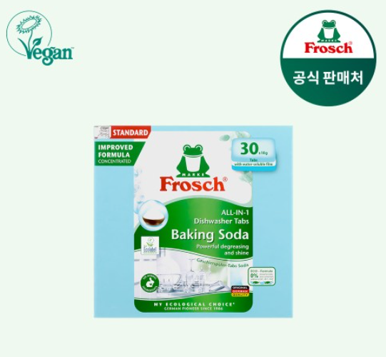 프로쉬 친환경 식기세척기세제 18g 30개입, 베이킹소다, 1개